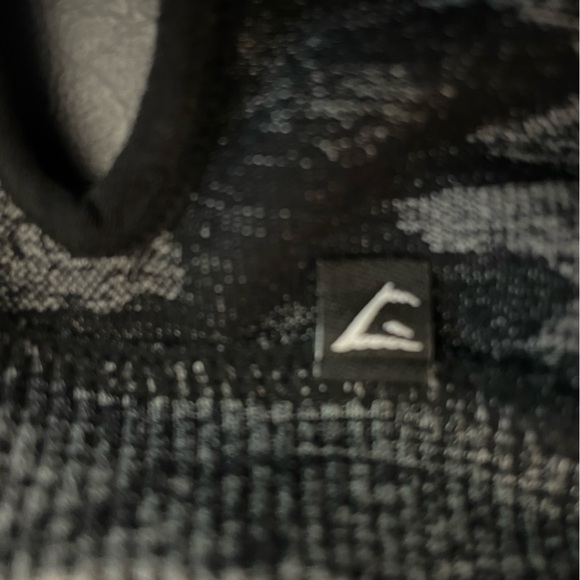 Gymshark Adapt Seamless Dry Long Sleeve Camo Crop Top Small Black/Gray Small - Picture 5 of 5